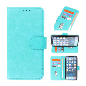 Iphone 14 Hoesje Bookstyle Wallet Cases Groen