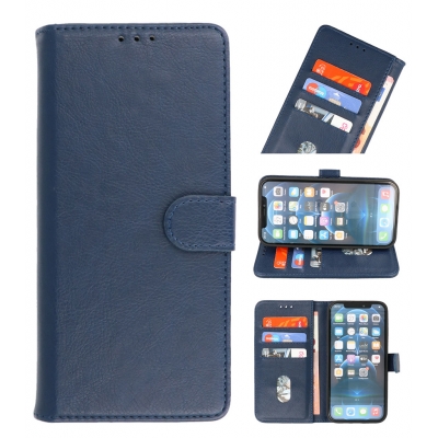 Iphone 14 Hoesje Bookstyle Wallet Cases Navy