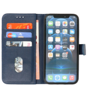 Iphone 14 Hoesje Bookstyle Wallet Cases Navy