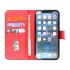 Iphone 14 Hoesje Bookstyle Wallet Cases Rood