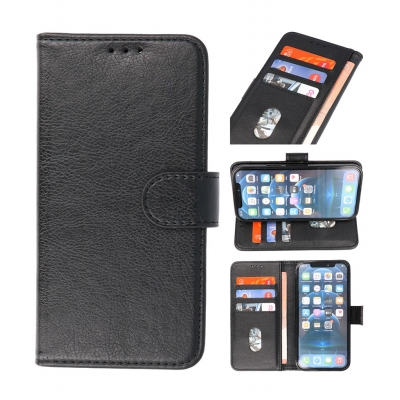 Iphone 14 Hoesje Bookstyle Wallet Cases Zwart