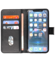 Iphone 14 Hoesje Bookstyle Wallet Cases Zwart