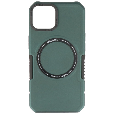 iPhone 14 Plus Schokbestendige MagSafe Donker Groen