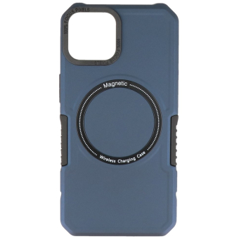 Magnetic Charging Case for iPhone 14 Plus Navy