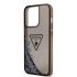 Guess iPhone 14 Pro Max Hardcase Backcover Liquid Glitter Translucent Black