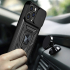 Hybrid Armor Camshield hoesje voor iPhone 14 Pro gepantserd hoesje met camerahoes zwart