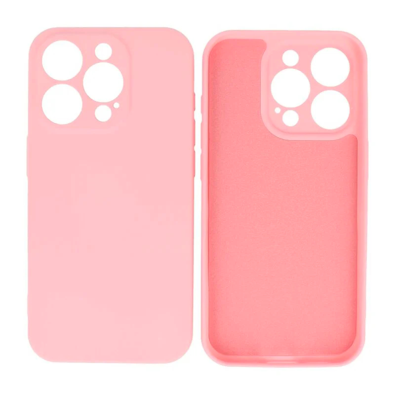 Iphone 15 Pro Max TPU Hoesje Back Cover Kleur Roze