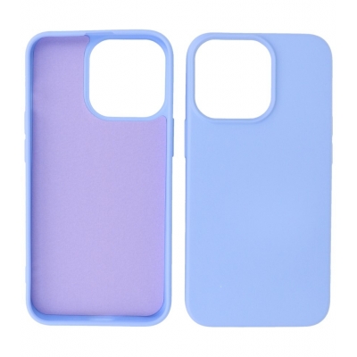 Iphone 14 Pro Max TPU Hoesje Back Cover Color Paars