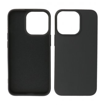 Iphone 14 Pro Max TPU Hoesje Back Cover Color Zwart