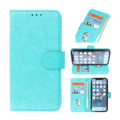 Iphone 14 Pro Hoesje Bookstyle Wallet Cases Groen