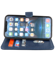 Iphone 14 Pro Hoesje Bookstyle Wallet Cases Navy