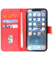 Iphone 14 Pro Hoesje Bookstyle Wallet Cases Rood