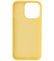 Iphone 15 Pro TPU Case Back Cover Color Yellow