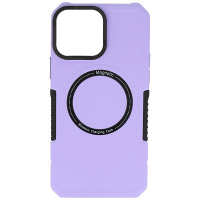 Magnetic Charging Case for iPhone 14 Pro Purple