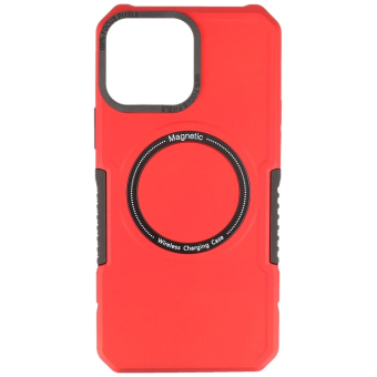 Magnetic Charging Case for iPhone 14 Pro Max Red