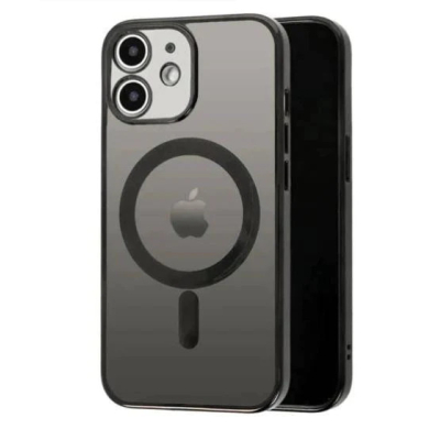 iPhone 14 Pro Max hoesje magsafe zwart transparant