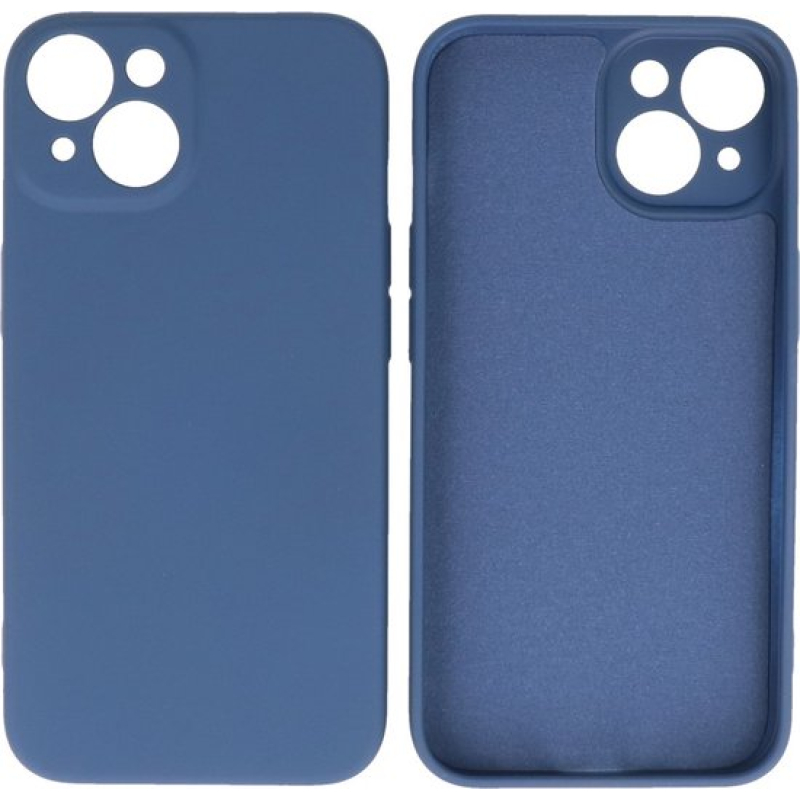 Iphone 15 TPU Hoesje Back Cover Kleur Navy