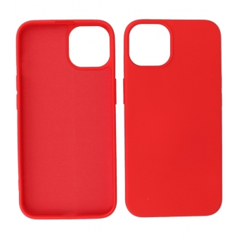 Iphone 14 TPU Hoesje Back Cover Color Rood