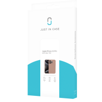 Just in Case iPhone 15 Pro Premium Liquid Color TPU Case Roze