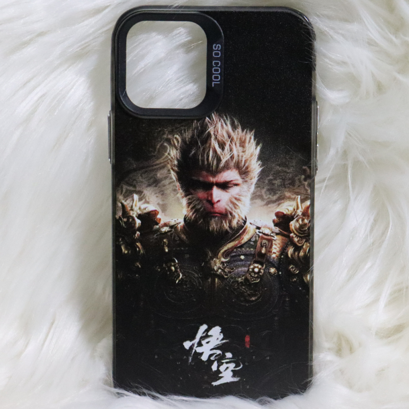 Battle Armor Edition Black Myth Wukong iPhone 12-12 Pro Hoesje Zwart