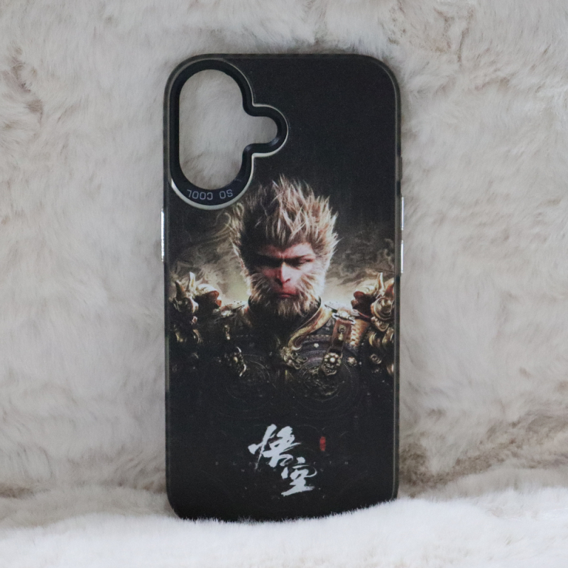 Battle Armor Edition Black Myth Wukong iPhone 16 Hoesje Zwart