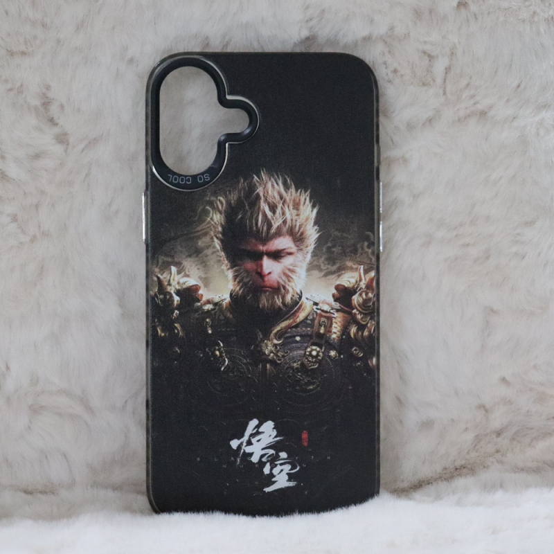Battle Armor Edition Black Myth Wukong iPhone 16 Plus Hoesje Zwart