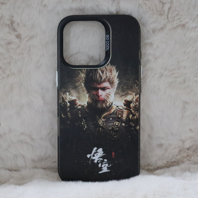 Battle Armor Edition Black Myth Wukong iPhone 16 Pro Hoesje Zwart