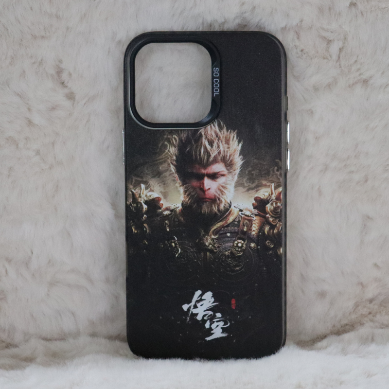 Battle Armor Edition Black Myth Wukong iPhone 16 Pro Max Hoesje Zwart
