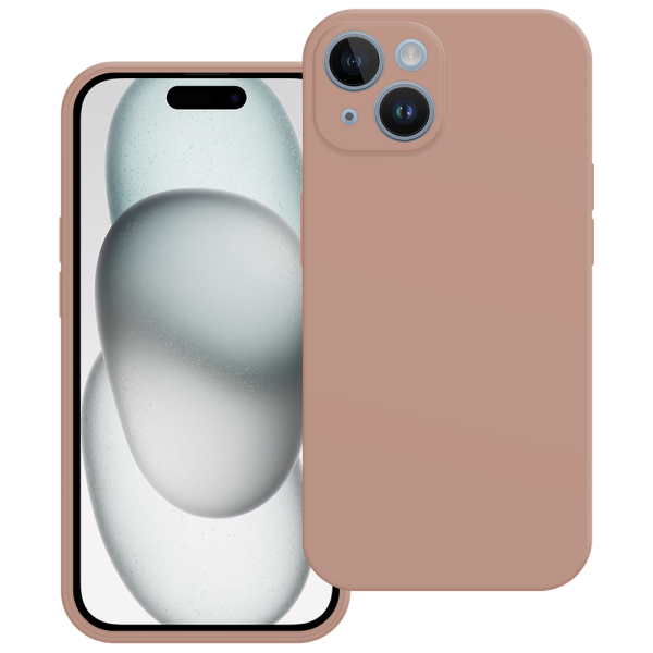 Just in Case iPhone 15 Premium Liquid Color TPU Case Roze