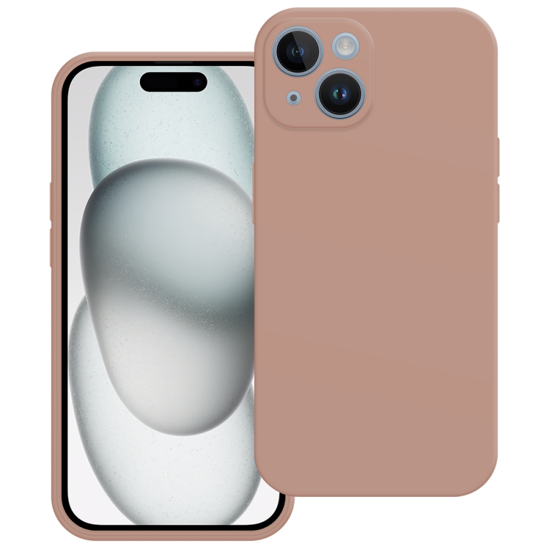 Just in Case iPhone 15 Premium Liquid Color TPU Case Roze