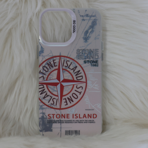 Trendy Stone Island iPhone 13 Pro Max hoesje Hoogwaardige Rood kleur
