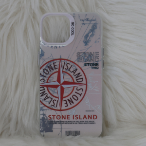 Trendy Stone Island iPhone 14 hoesje Hoogwaardige Rood kleur