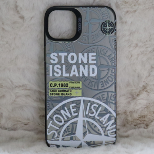 Trendy Stone Island iPhone 14 Plus hoesje Hoogwaardige Zwart kleur