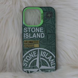 Trendy Stone Island iPhone 14 Pro Max hoesje Hoogwaardige Groen kleur
