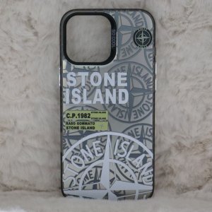 Trendy Stone Island Iphone 16 Pro Max Back Case High End Black Color