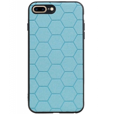 Iphone 7/8 Plus Hexagon Hard Case Blauw