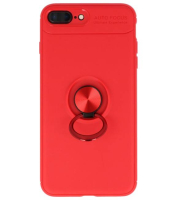 Iphone 7/8 Plus Hoesje met Ring Houder Rood
