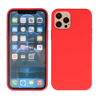 Iphone 13 Pro Max TPU Hoesje Back Cover Color Rood