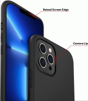 MSS iPhone 13 Mini TPU Mat zwart back cover