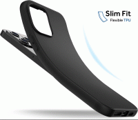 MSS iPhone 13 Mini TPU Mat zwart back cover