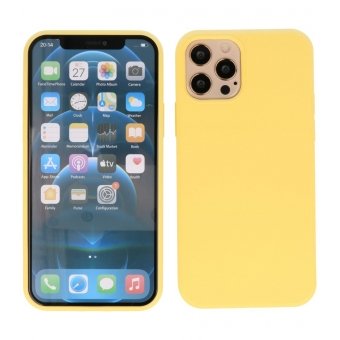 Iphone 13 Pro Max TPU Hoesje Back Cover Color Geel