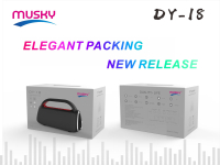 Musky Bluetooth Speaker DY-18 Rood