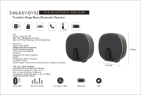 Musky Bluetooth Speaker DY-52 Goud