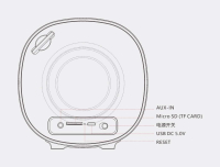 Musky Bluetooth Speaker DY-52 Goud