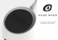 Night Light Bluetooth Speaker DY-50 Wit