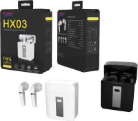 Bluetooth Headset EarPods TWS HX03 Zwart
