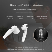 Bluetooth Headset EarPods TWS HX03 Zwart