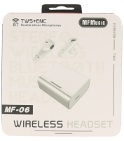 Bluetooth Headset EarPods TWS MF06 Wit