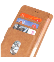 Iphone 12 - 12 Pro Hoesje Bookstyle Wallet Cases Bruin