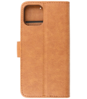 Iphone 12 - 12 Pro Hoesje Bookstyle Wallet Cases Bruin
